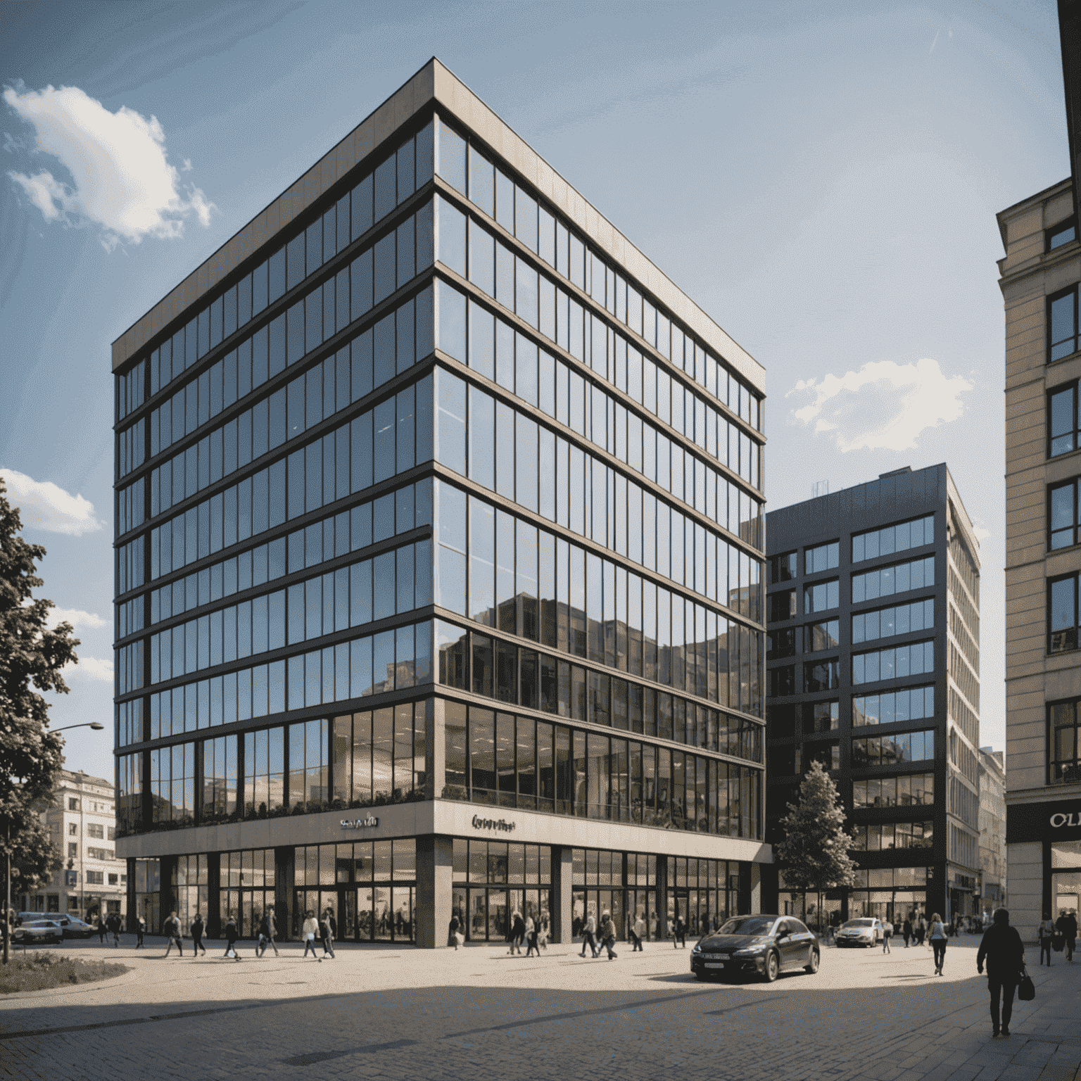 Nowoczesne biurowce i centra handlowe w Krakowie